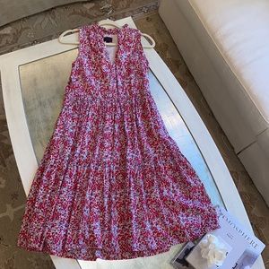JCREW sleeveless tiered sundress. Size XS. Like new!